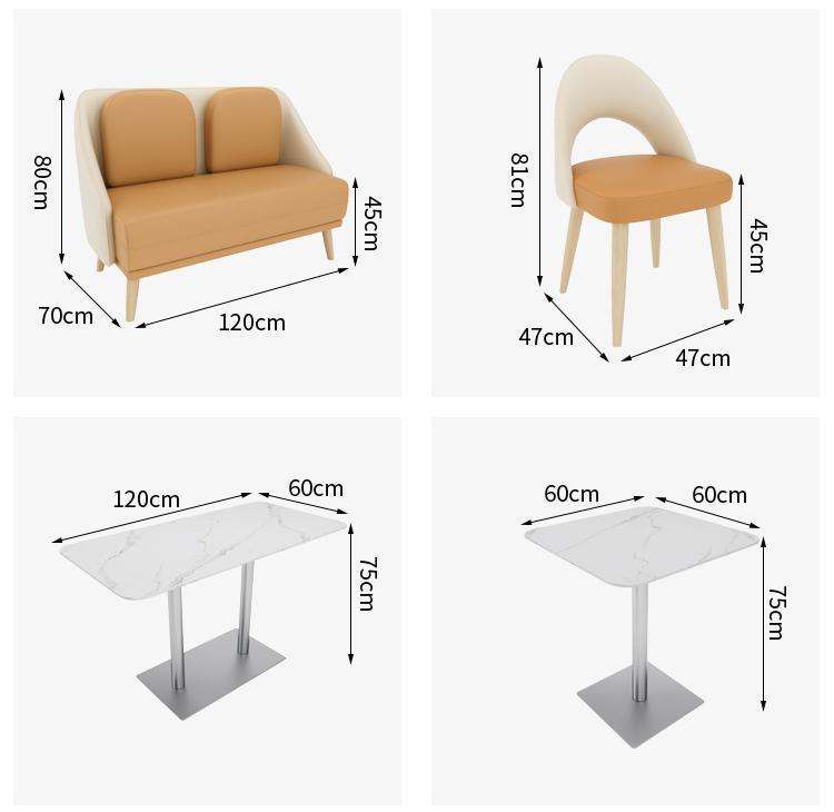 Estilo hong kong restaurante sobremesa loja mesa e cadeira combinação café tema ocidental restaurante cabine sofá