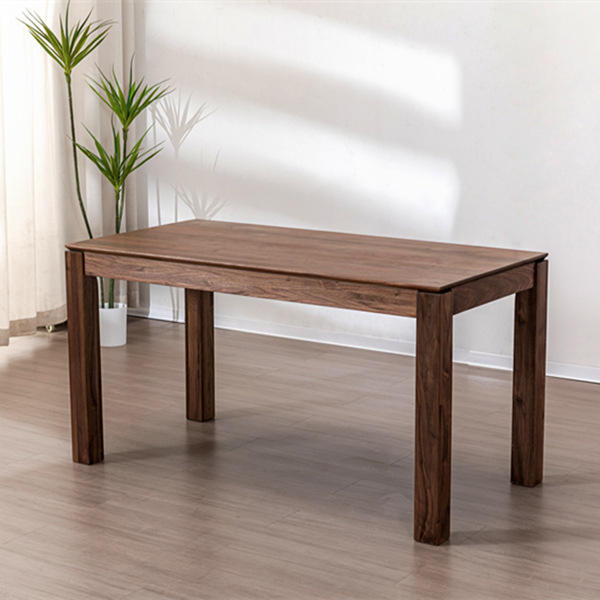 Nova chegada de móveis de luxo mesas de jantar retangular mesa de jantar de madeira maciça acabamento natural conjunto de mesa de jantar para sala de jantar