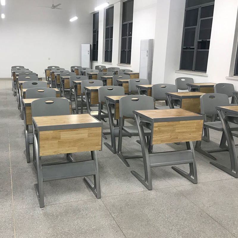 Conjuntos de móveis escolares levantados e girados, assento de mesa ajustável, mesa de estudante e cadeiras, conjuntos personalizáveis