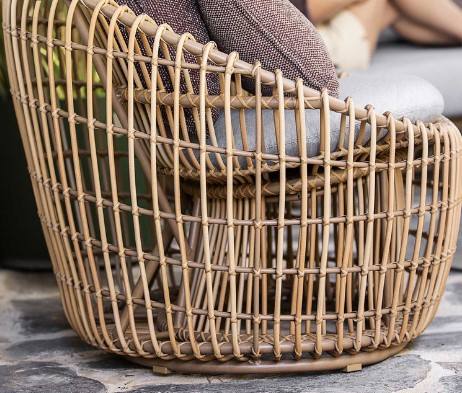 Nordic luxo moderno pátio conjunto de sofá rattan ao ar livre espreguiçadeira capa tecido à prova dwaterproof água para sofá comercial móveis